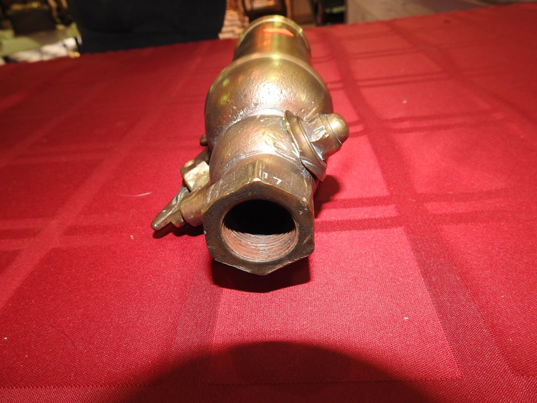 Brass Steam Whistle with Valve Body - 3