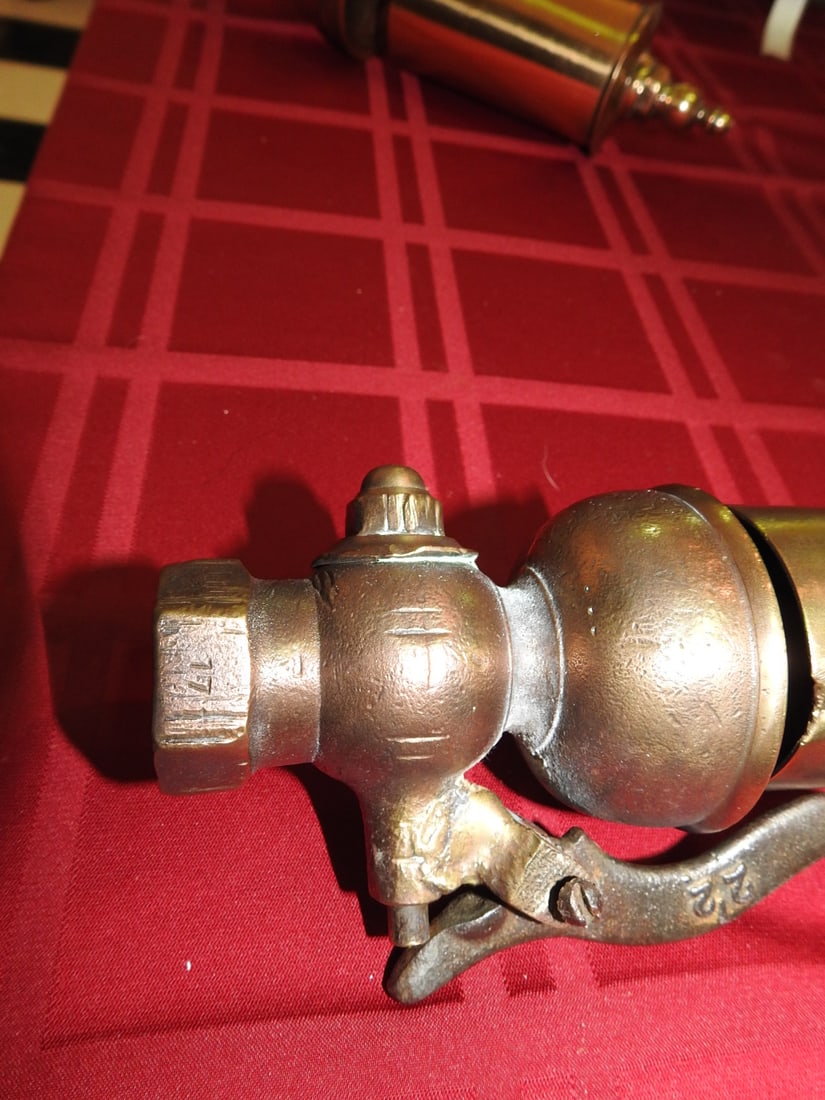 Brass Steam Whistle with Valve Body - 5