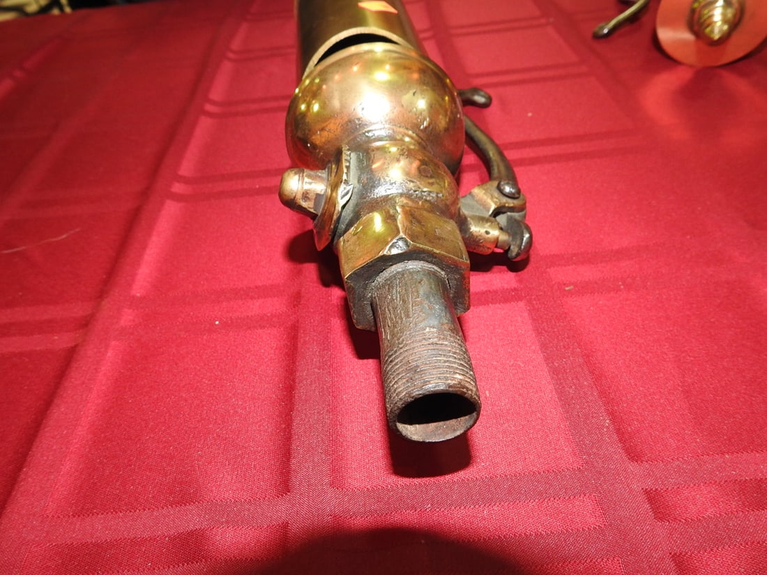 Large Brass Steam Whistle - 2