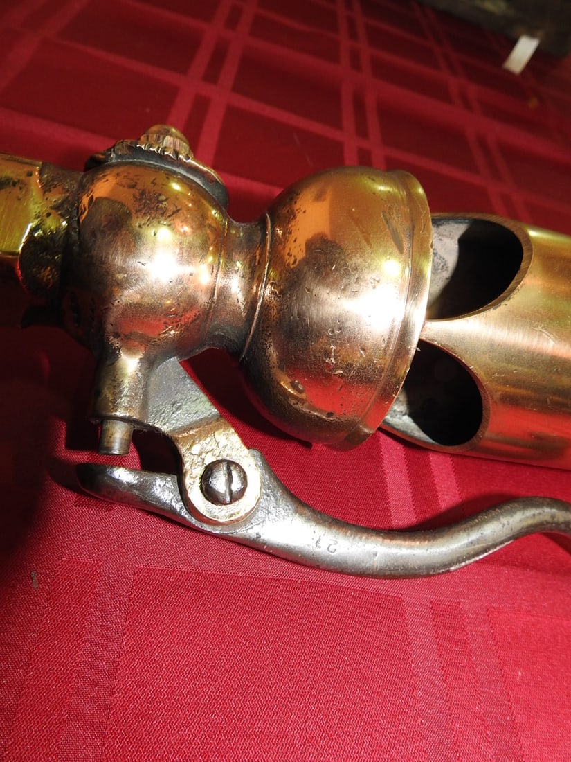 Large Brass Steam Whistle - 3