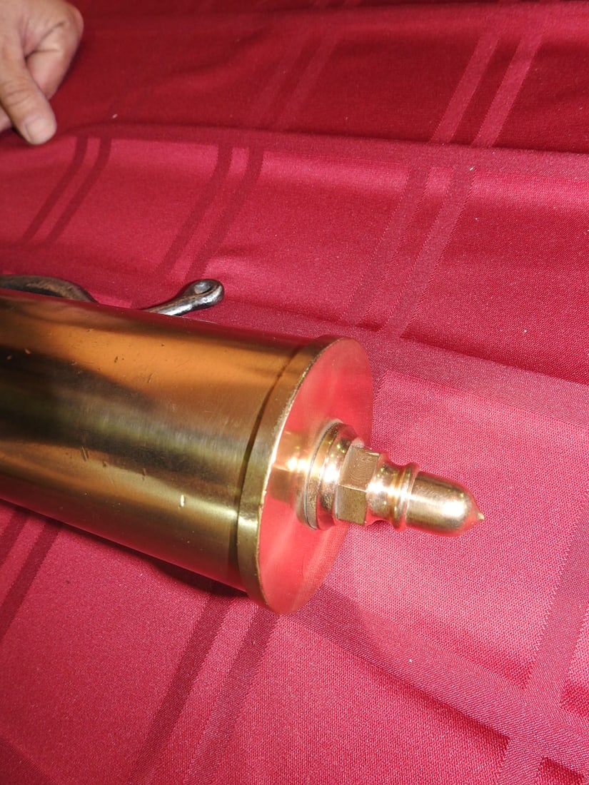 Large Brass Steam Whistle - 6
