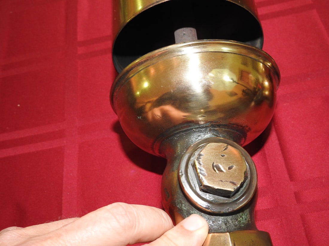 Large Brass Steam Whistle - 5
