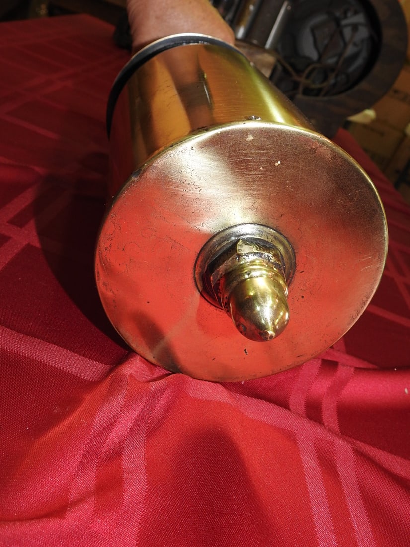Large Brass Steam Whistle - 6