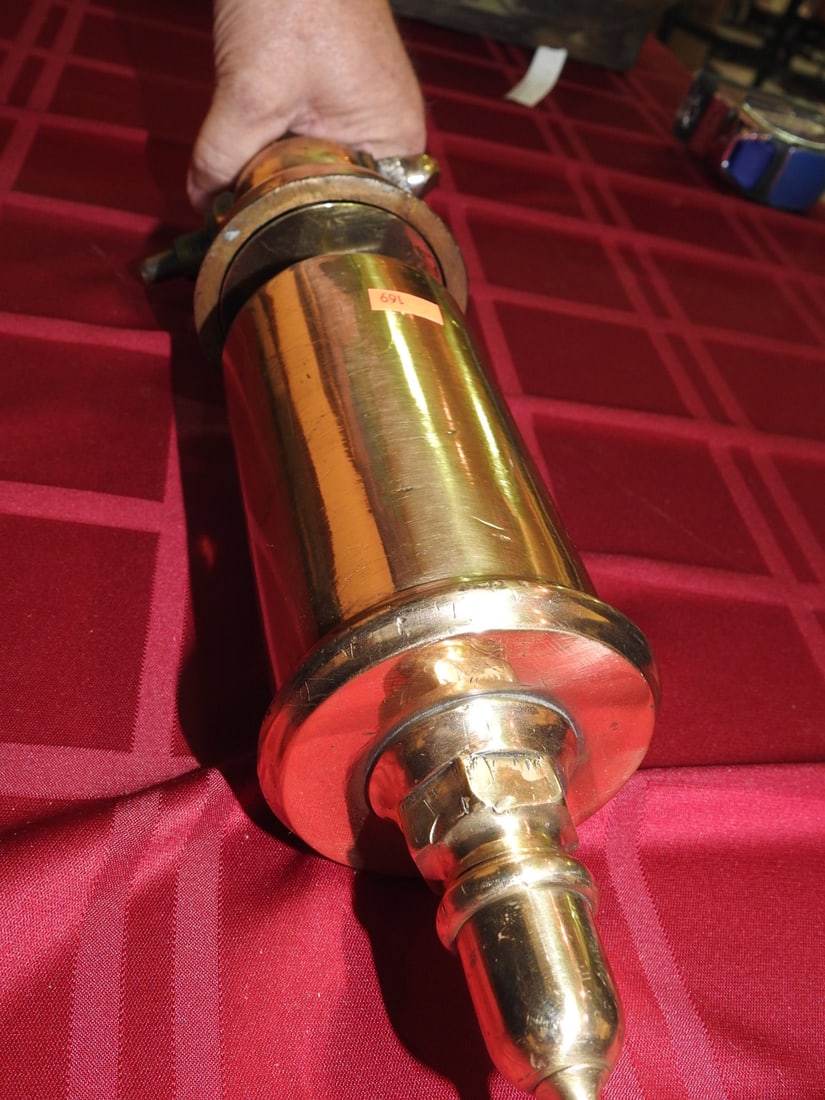 Brass Steam Whistle with Valve - 5