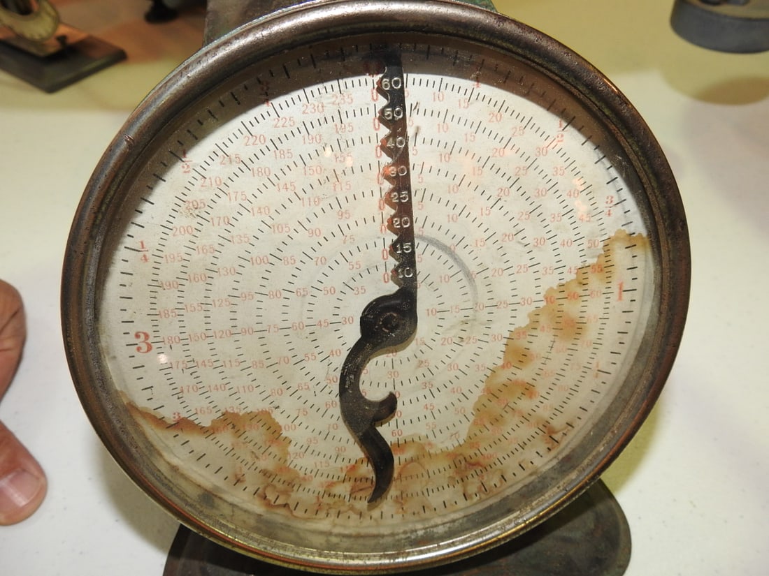 Gray, McLean and Percy Marked Hanging Scale - 8