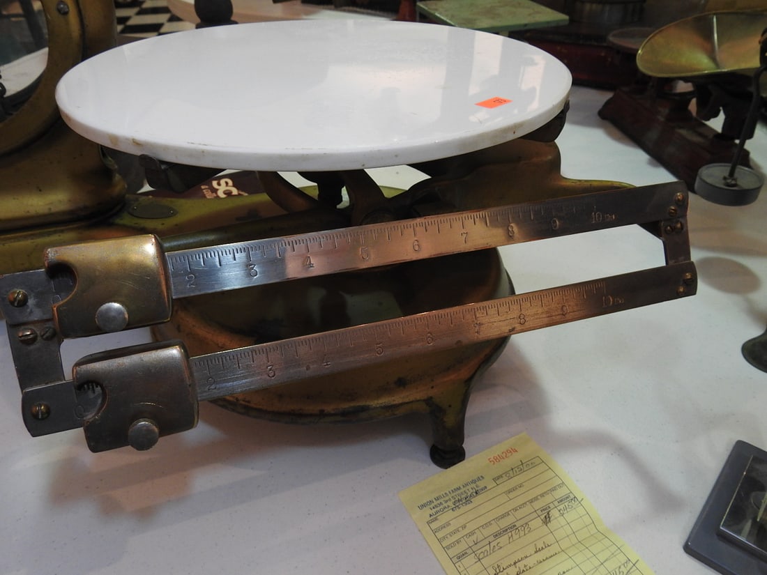 Stimpson Scale Co. Antique Scale, Pat. Aug. 20, 1907 - 6