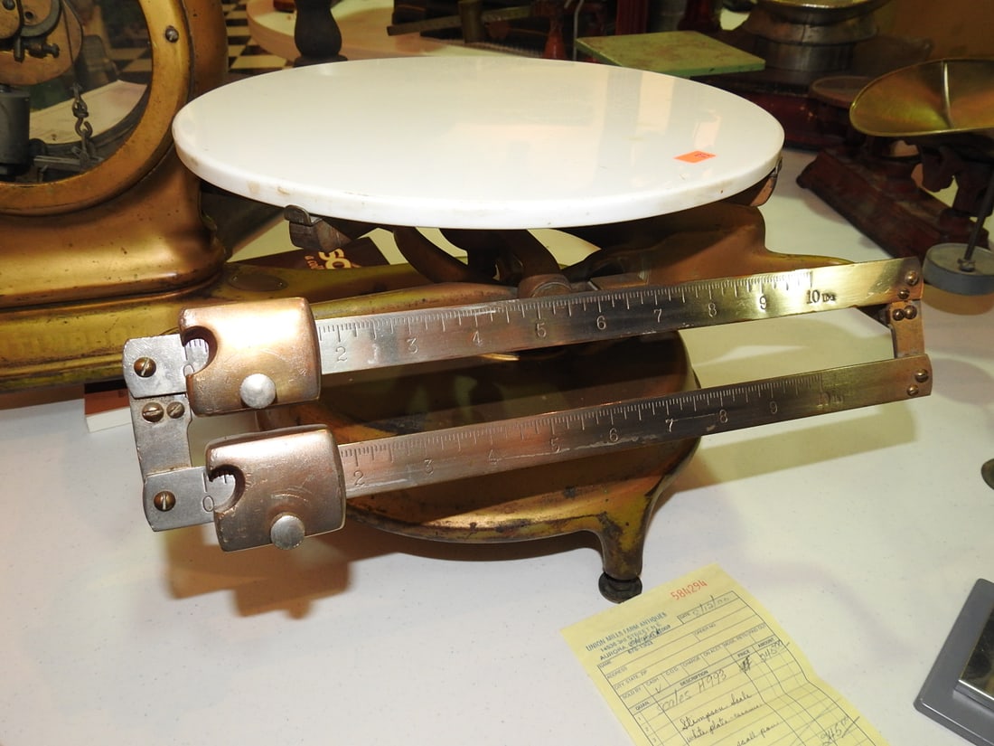 Stimpson Scale Co. Antique Scale, Pat. Aug. 20, 1907 - 7