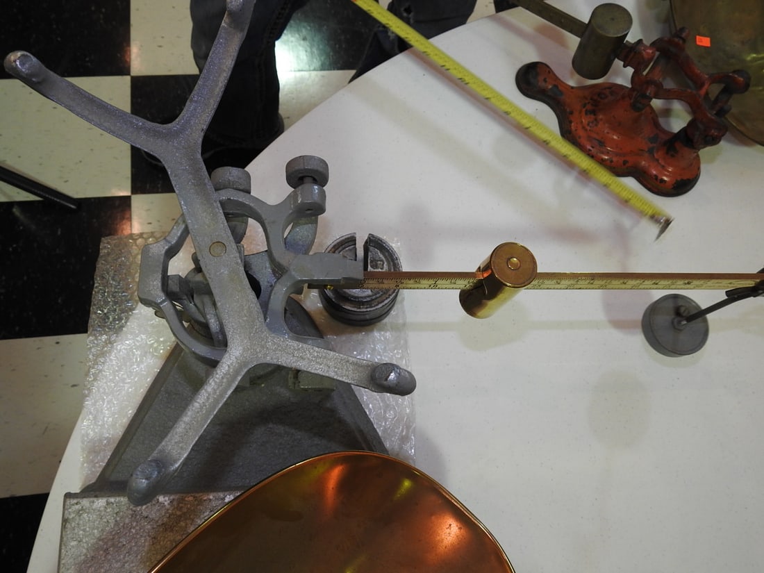 Detecto Counter Scale with Brass Bowl - 5