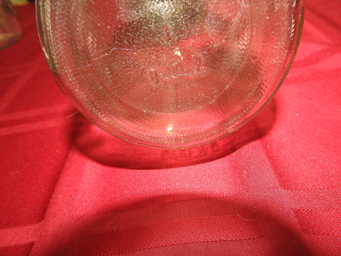 Shell Penn Motor Oil Glass Bottle with Spout - 5