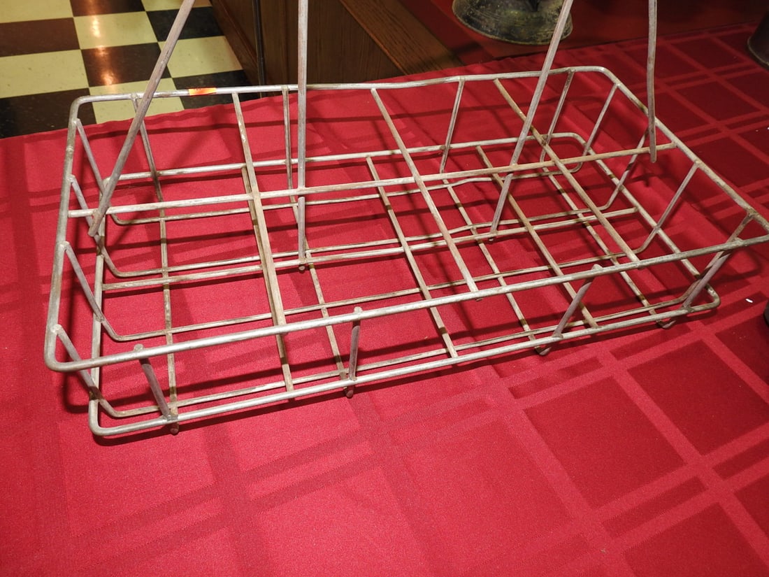 Wire Carrying Crate for Eight Quart Oil Bottles - 2