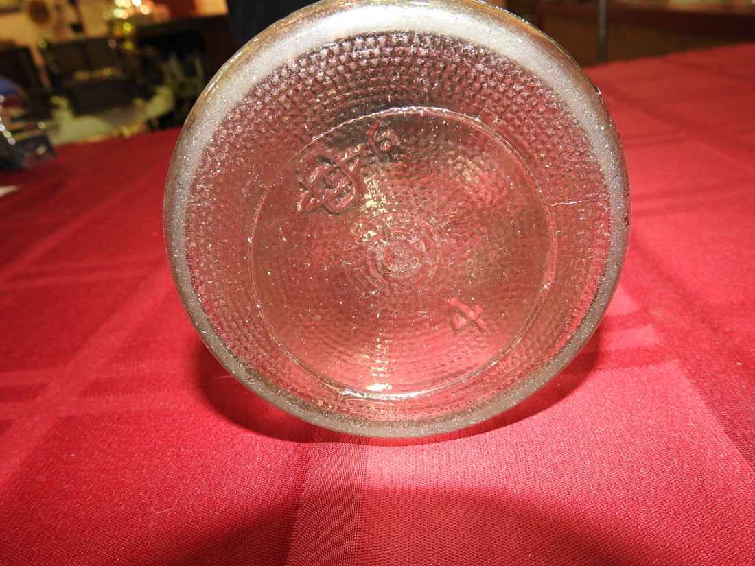 Hoffman Dayton Quart Glass Oil Bottle - 4