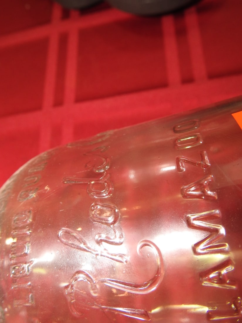 Jay B. Rhodes Co. Quart Glass Oil Bottle - 4