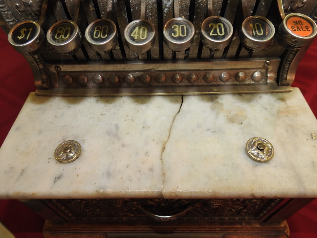 National Cash Register with Marble Top - 4