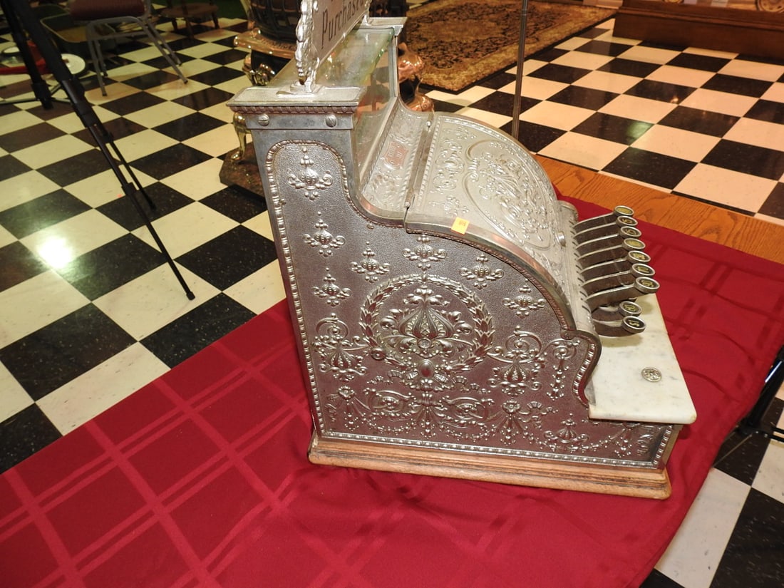 National Cash Register with Marble Top - 9