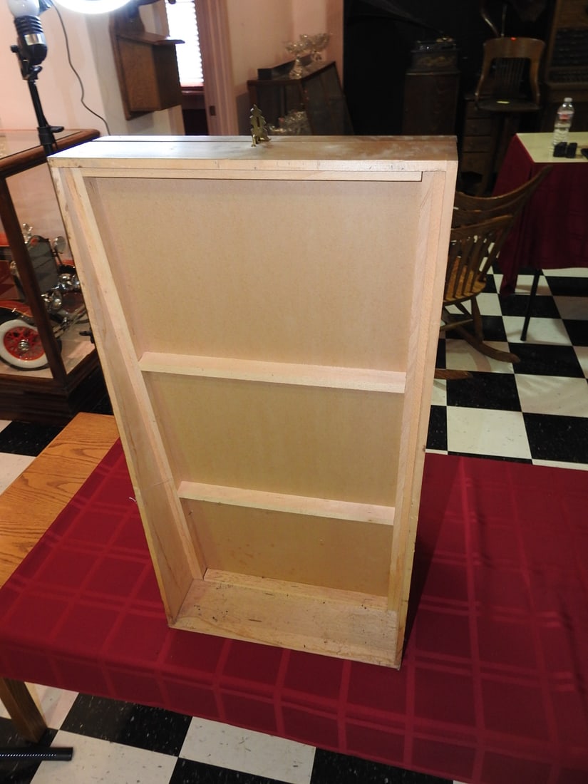 Wooden Display Case with 84 Compartments - 6