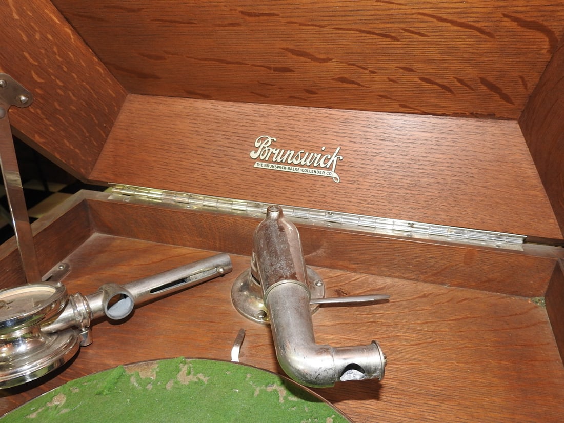 Antique Brunswick Cabinet Phonograph - 6