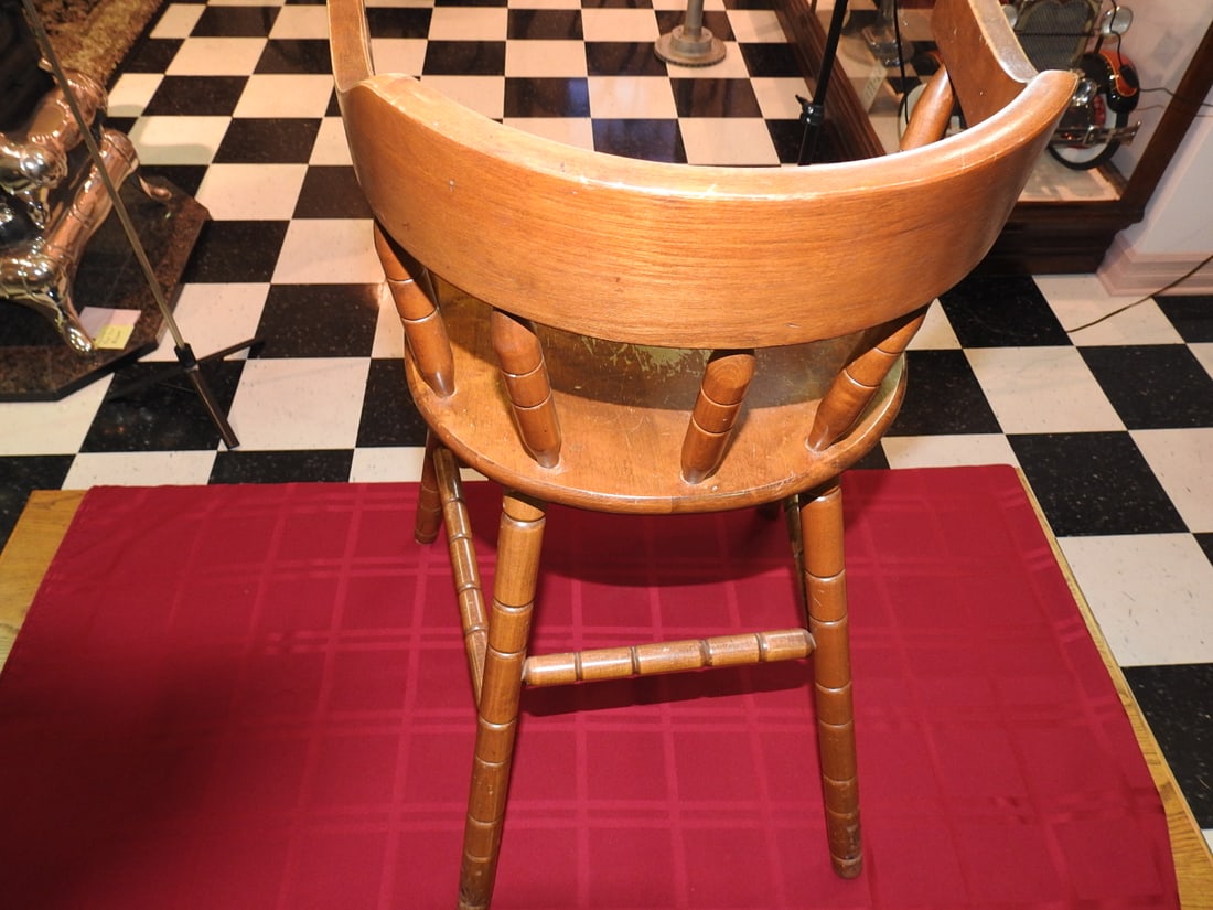 1920s Wooden Child High Chair - 3
