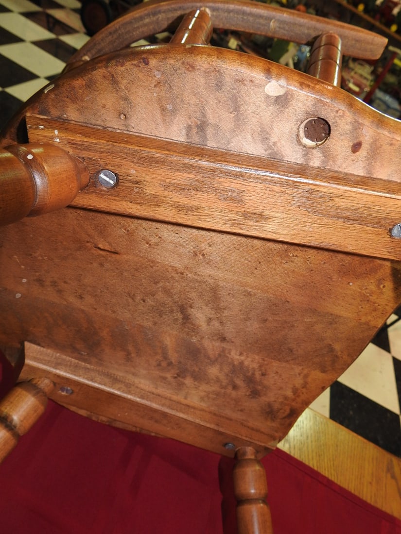1920s Wooden Child High Chair - 6