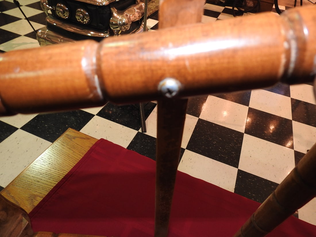1920s Wooden Child High Chair - 7