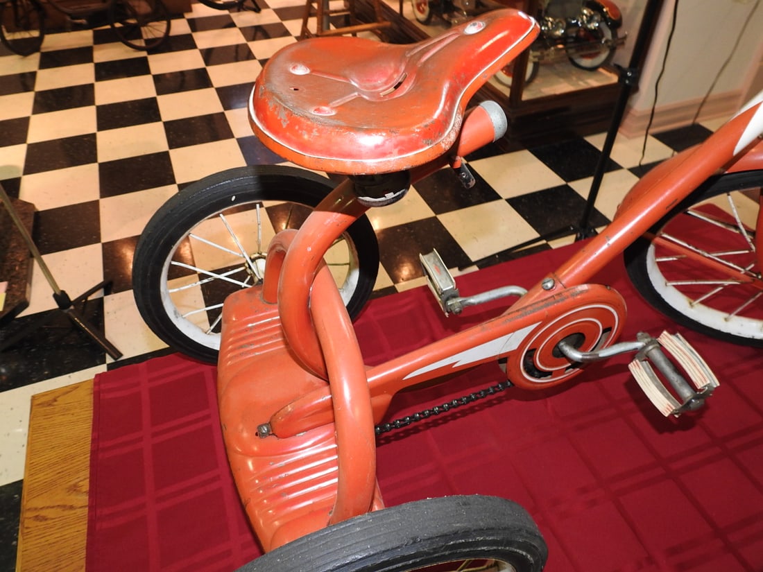 Antique Large Chain-Drive Tricycle - 4