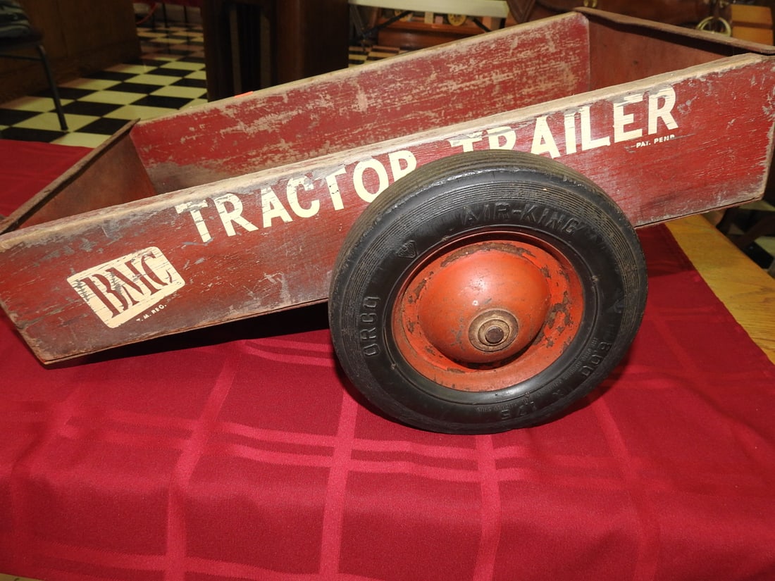 BMC Tractor Junior Pedal Tractor with Trailer - 13