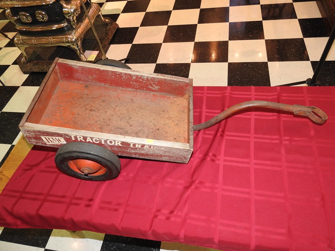 BMC Tractor Junior Pedal Tractor with Trailer - 9