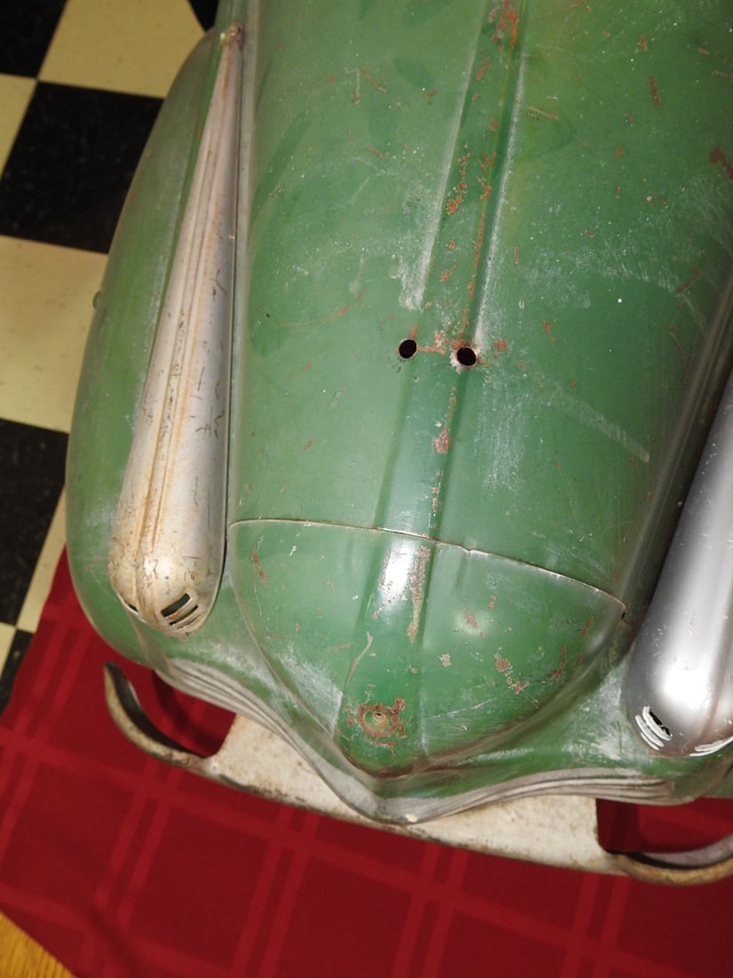 1941 Murray Chrysler Pedal Car, Original Green - 12