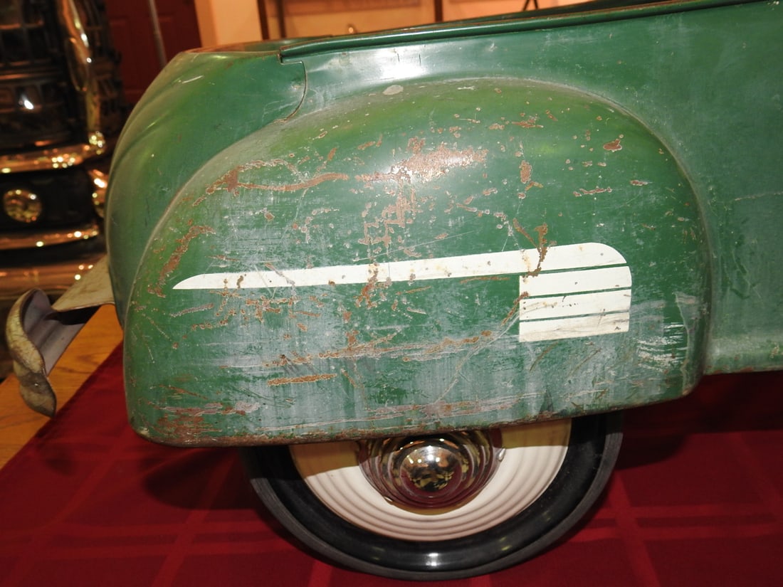 1941 Murray Chrysler Pedal Car, Original Green - 3