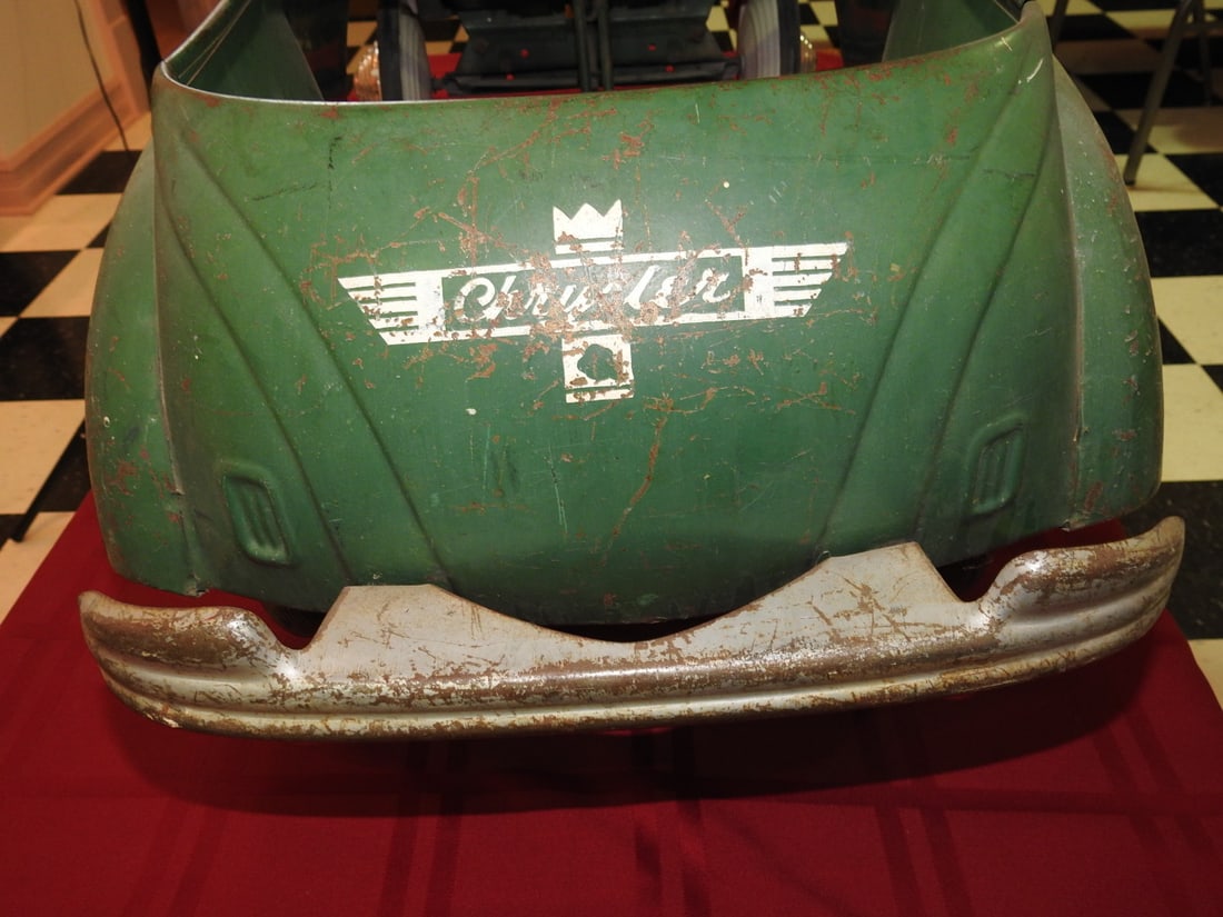 1941 Murray Chrysler Pedal Car, Original Green - 5