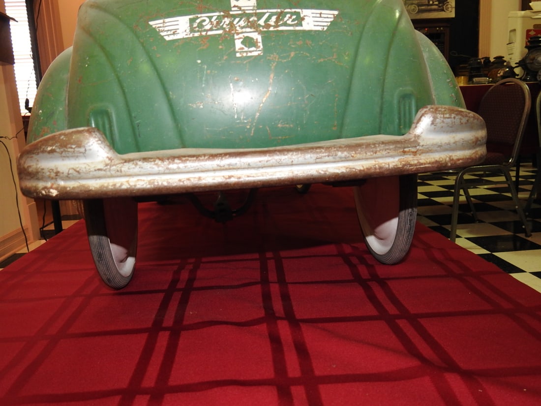 1941 Murray Chrysler Pedal Car, Original Green - 6
