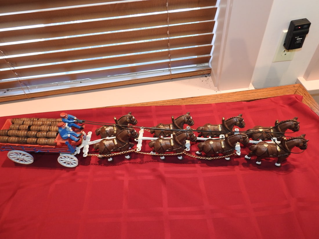 Budweiser Clydesdale Eight-Horse Hitch Wagon (1 of 12)