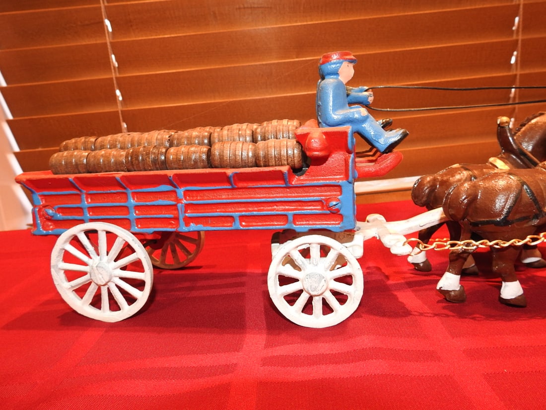 Budweiser Clydesdale Eight-Horse Hitch Wagon - 4