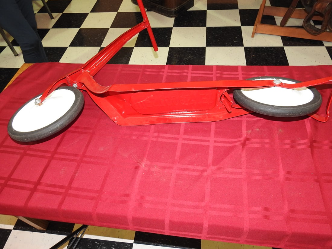Restored Red WestCoaster Scooter - 6