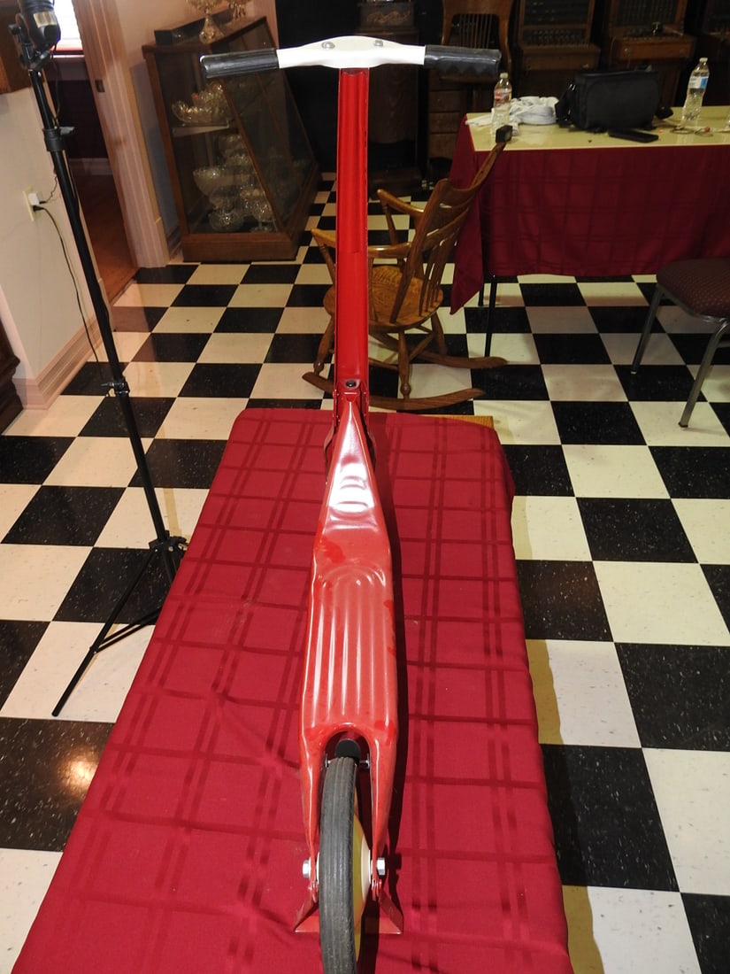 Restored Red Vintage Scooter - 2
