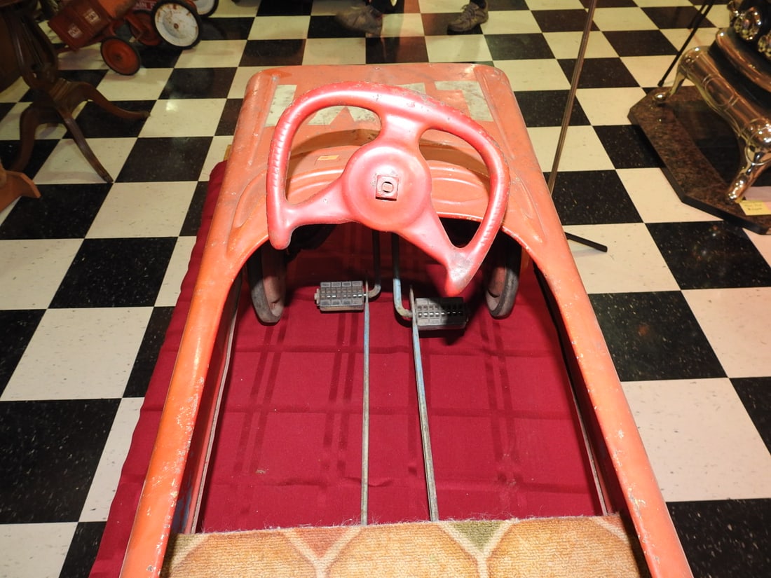 Vintage Murray Pedal Car "LEVI" Hood - 3