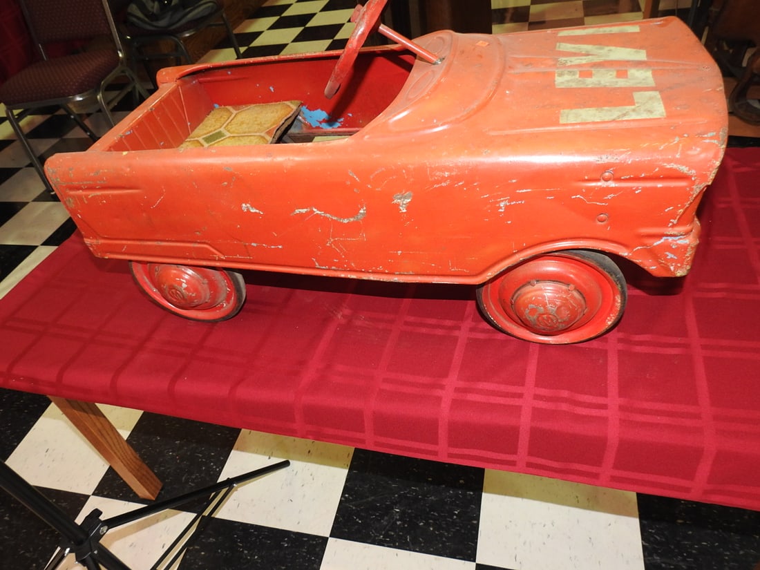 Vintage Murray Pedal Car "LEVI" Hood - 9