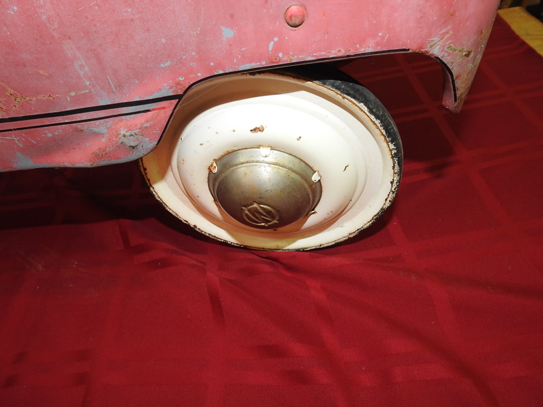 1950s Murray City Fire Dept Pedal Car - 8