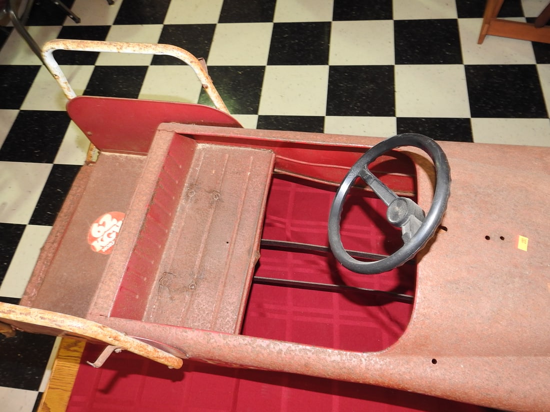 Fire Fighter Sears No. 508 Pedal Car - 7