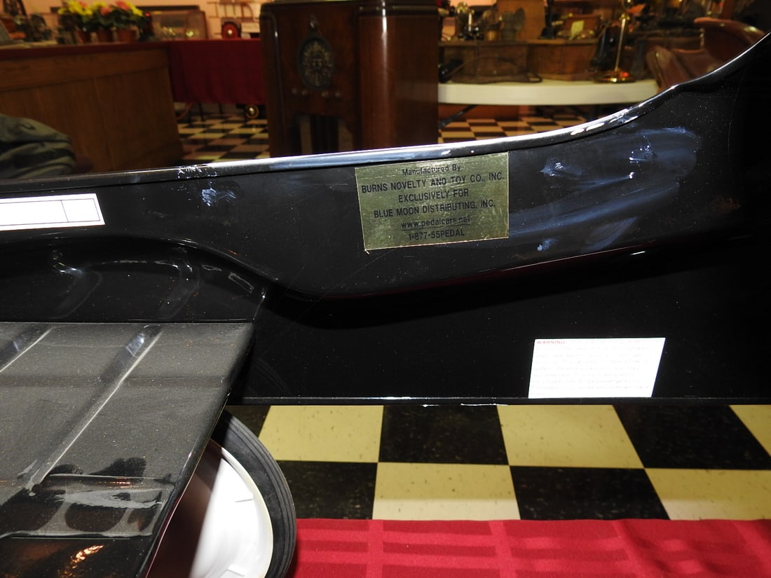 Burns Novelty Glide Ride Highway Patrol Pedal Car - 6