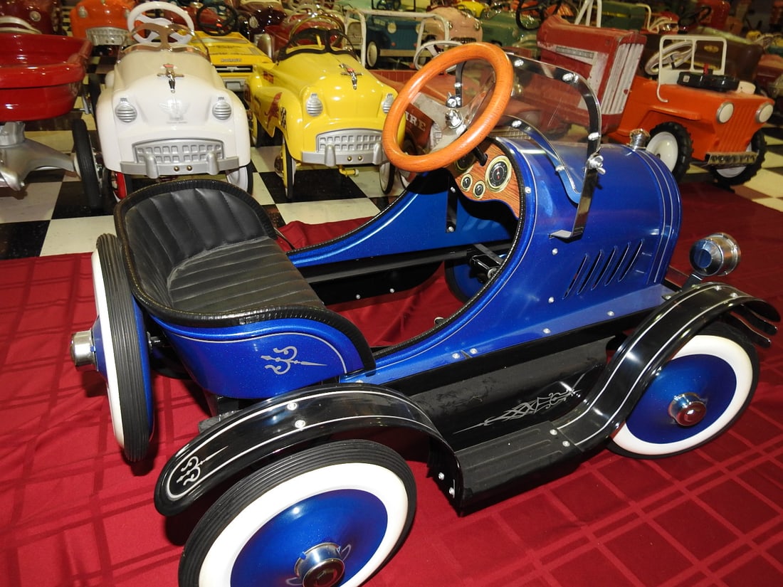 Limited Edition Blue Model T-Style Pedal Car - 5