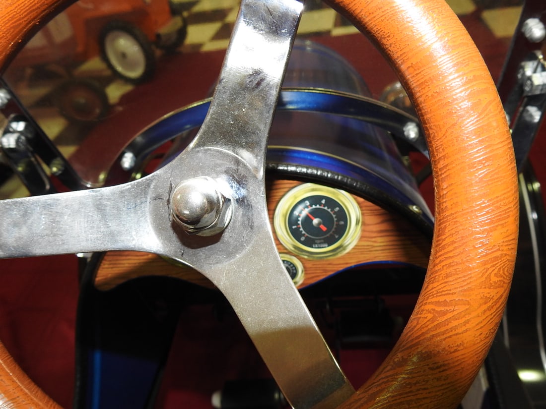 Limited Edition Blue Model T-Style Pedal Car - 7