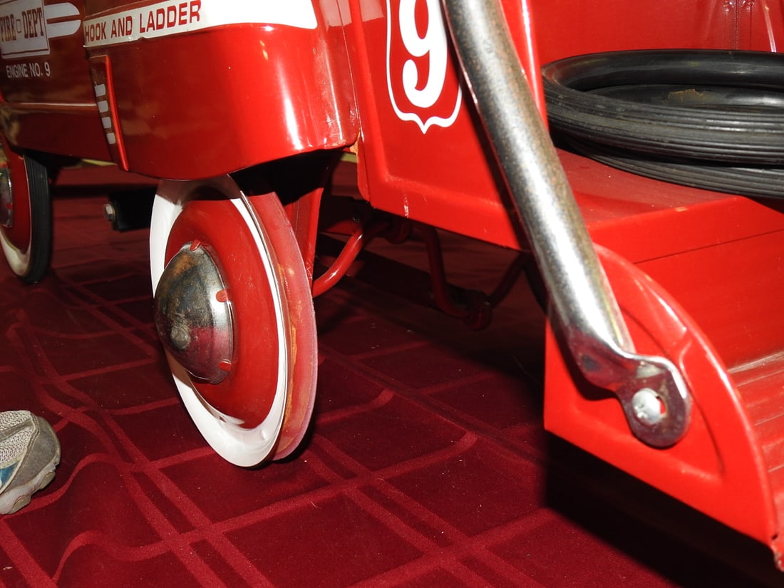 Limited Edition Fire Dept. Engine No. 9 Pedal Car - 4