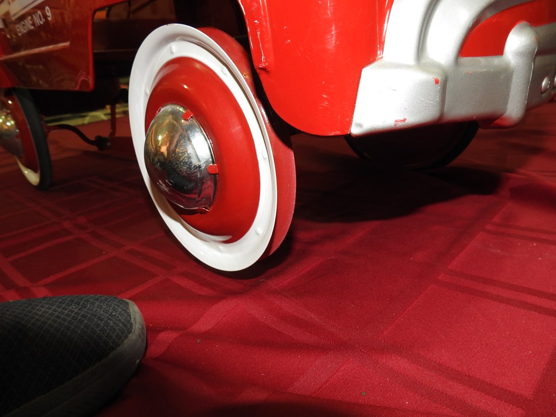 Limited Edition Fire Dept. Engine No. 9 Pedal Car - 7