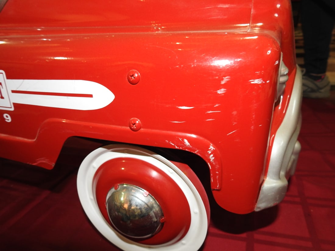 Limited Edition Fire Dept. Engine No. 9 Pedal Car - 8