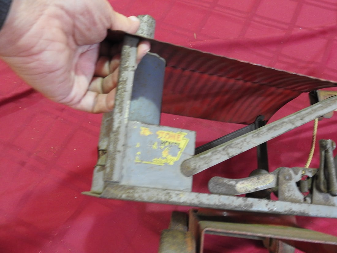 Vintage Metal Front Loader Toy - 4