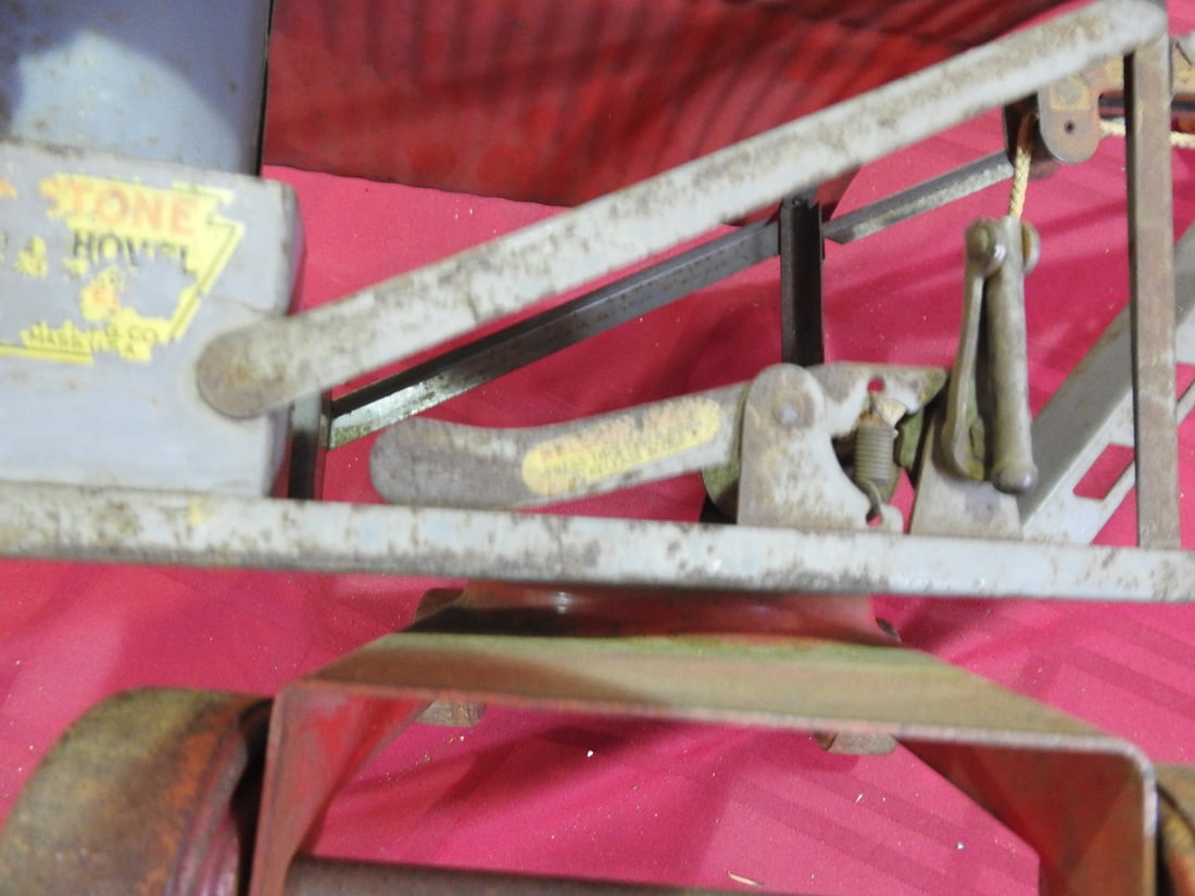 Vintage Metal Front Loader Toy - 5