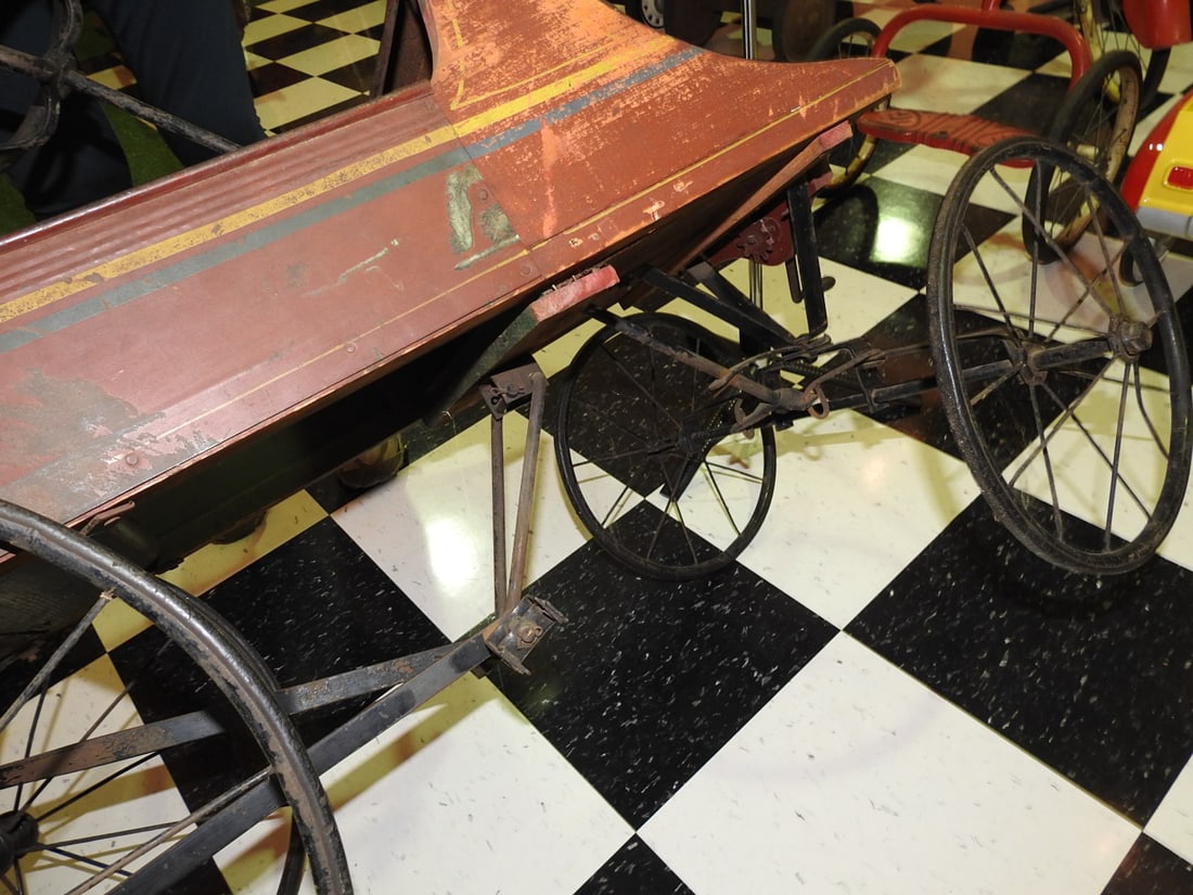 Antique Wire-Spoke Children’s Pedal Car - 8