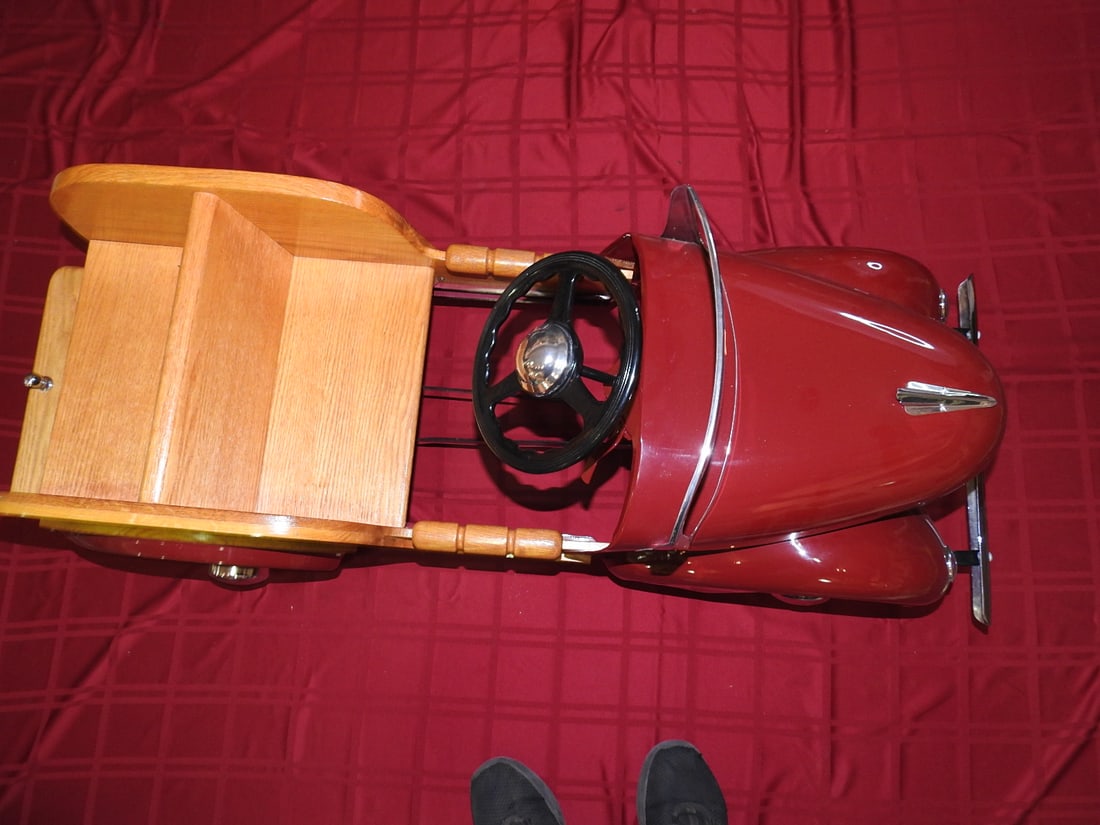 1938 Garton Ford Woody Pedal Car - 3