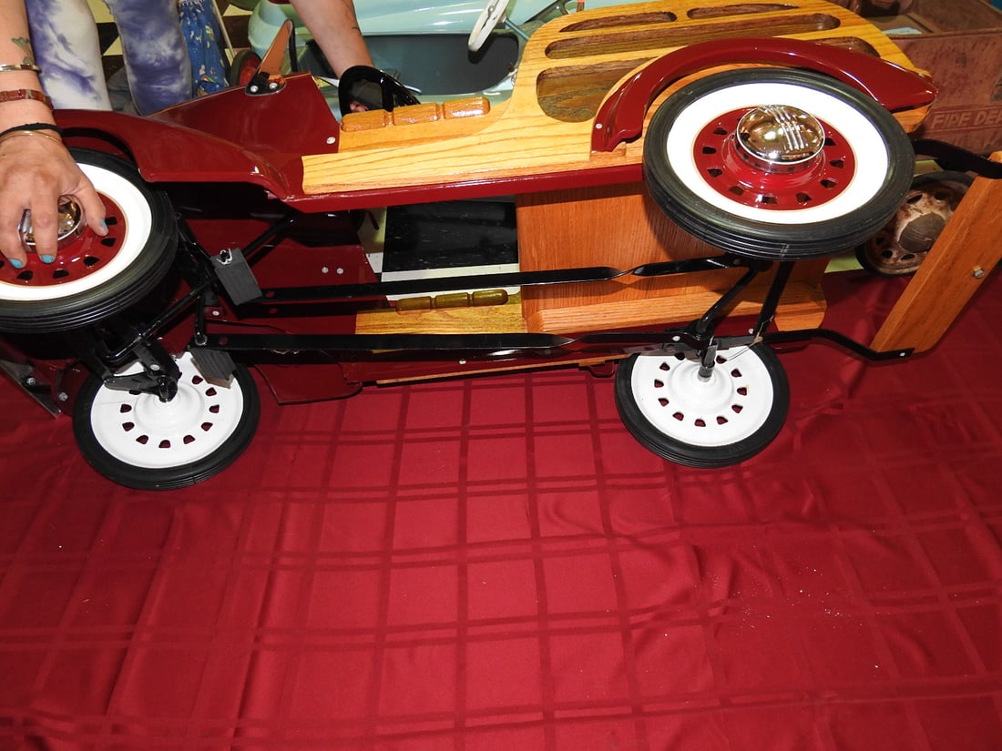 1938 Garton Ford Woody Pedal Car - 6