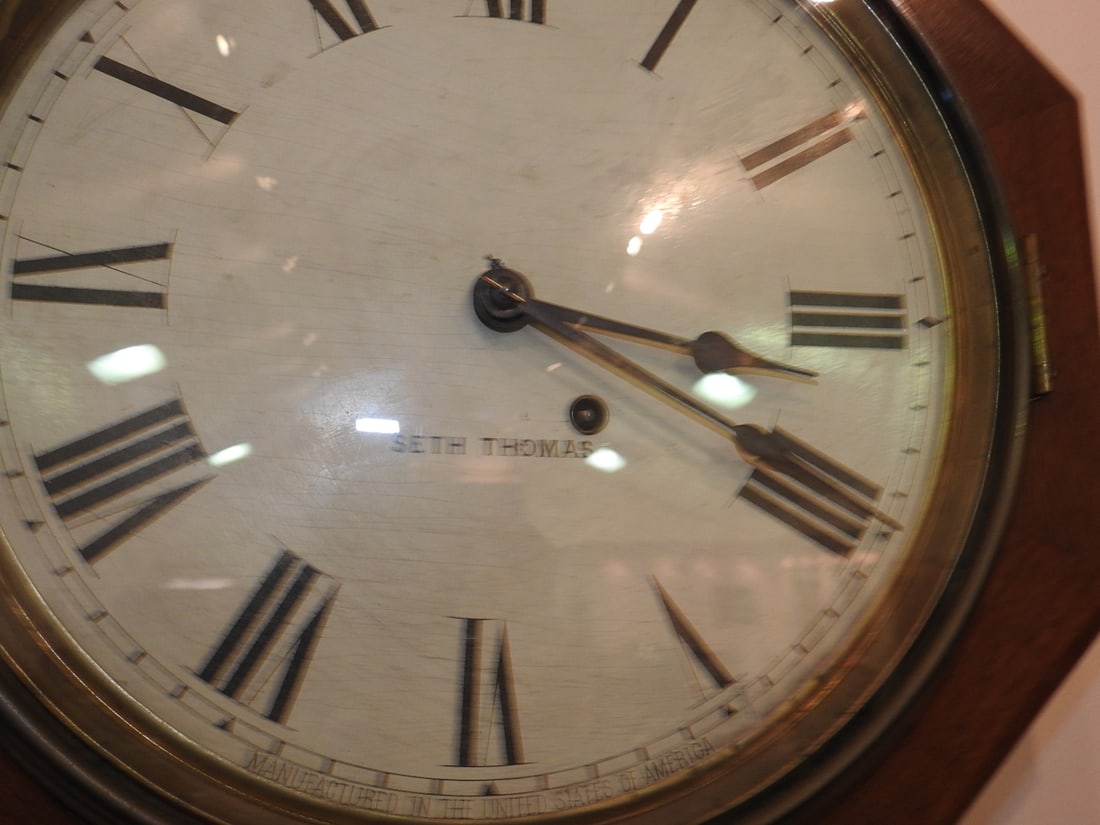 Seth Thomas Wall Clock with Purchased in 1977 with Receipt - 2